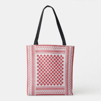 Rot-Weiß-Shemagh-Keffiyeh-Muster
