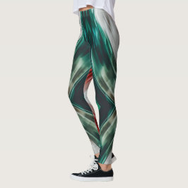 Rot-Weiß-Trikolor Leggings