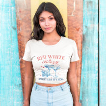 Rot Weiß Und Betrunken Vintage 4. Juli Amerika