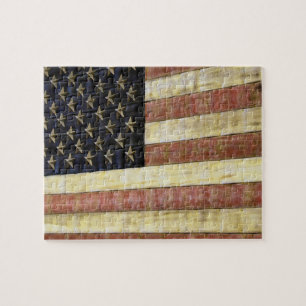 Rot, Weiß und Blau - 8 x 10 Zoll-Puzzle Puzzle