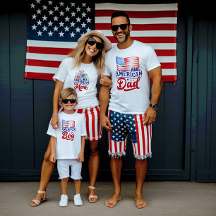 Rot weiß und Blau Alle amerikanischen Vater T-Shirt