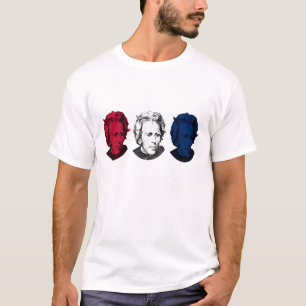 Rot, weiß und Blau -- Andrew Jackson T-Shirt