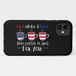 ROT WEISS UND BLAU DIESES KAFFEE IST NUR... Case-Mate iPhone HÜLLE