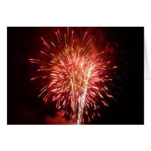 Rot, Weiß und Blau Feuerwerke II Patriotisch