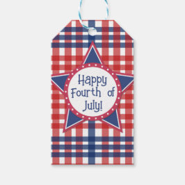 Rot, Weiß und Blau Geschenkanhänger