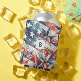 Rot weiß und Blau kann kälter werden Dosenkühler