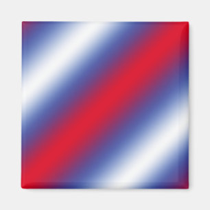 Rot, Weiß und Blau Magnet
