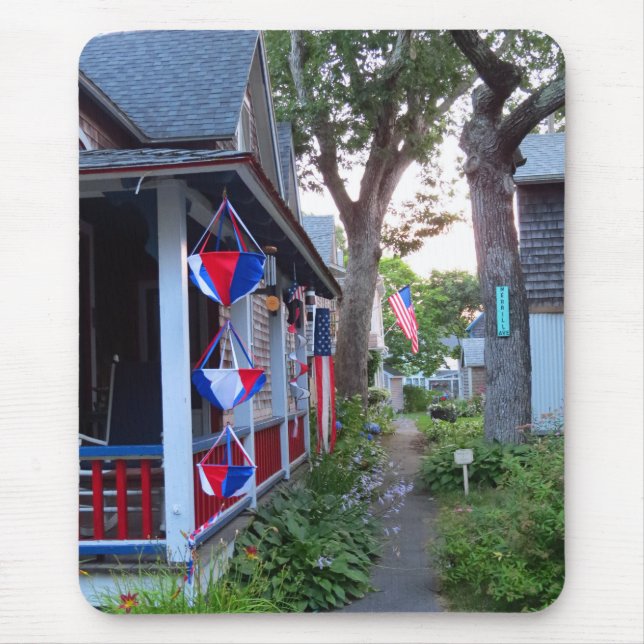 Rot, Weiß und Blau - Martha's Vineyard Mousepad (Vorne)