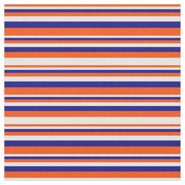 Rot, Weiß und Blau-Muster Stoff (Nahaufnahme)
