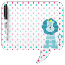 Rot, Weiß und Blau Raindrops Blauer Löwentrockner 