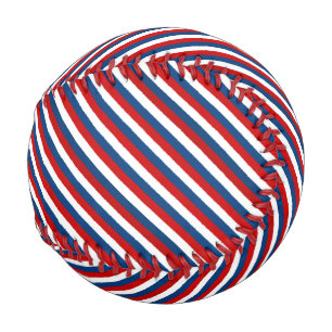 Rot, Weiß und Blau Streifen Baseball