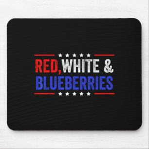 Rot, Weiß und Blaubeeren Patriot Dom 2025 Mousepad