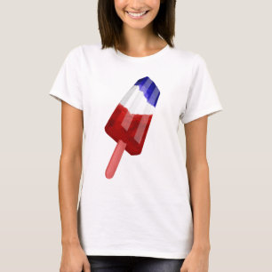 Rot, Weiß und Blauer Patriotische Population T-Shirt