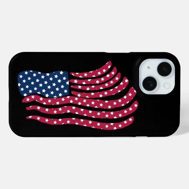 Rot-Weiß- und Blautafeldesign Case-Mate iPhone Hülle (Rückseite (Horizontal))