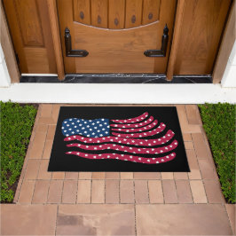 Rot-Weiß- und Blautafeldesign Fußmatte