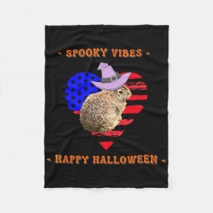 Rot weiß und Boo Funny Funny Halloween Kleidung Fleecedecke