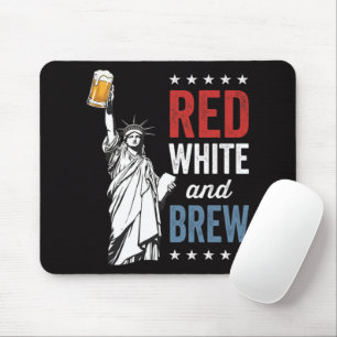 Rot Weiß und Brauen 250. Jubiläum Mousepad
