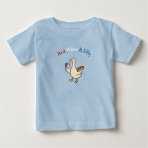 Rot Weiß und Dumm Baby T-shirt