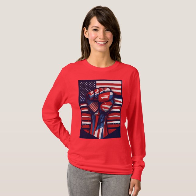 Rot, Weiß und Fett T-Shirt (Vorne ganz)