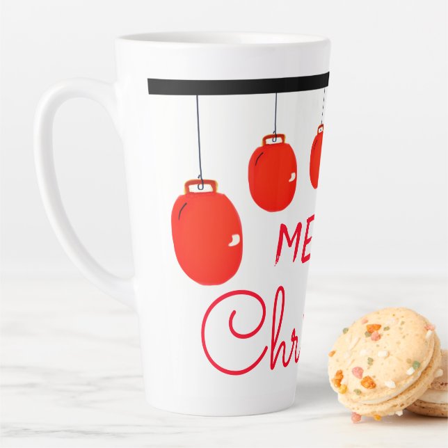 Rot, weiß und schwarz milchtasse (Beispiel)
