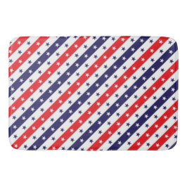 Rot-Weiß-US Flagge Badematte
