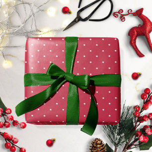 Rot Weiße Punkte Feiertage Weihnachten  Geschenkpapier