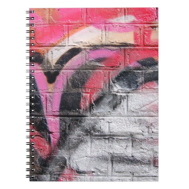 Rot-weiße Wand Notizblock (Vorderseite)