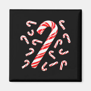 Rot-Weiße Zuckerstangen-Weihnachtsmann Weihnachten Magnet