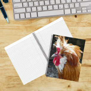 Rot-Weißes Polnisches Huhn Notizbuch