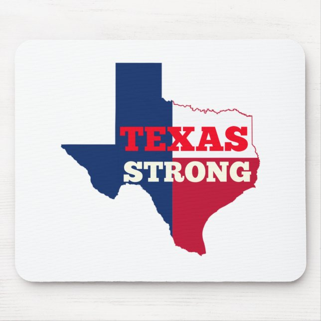 Rot-, weißes u. Blaues"Texas stark " Mousepad (Vorne)