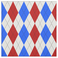 Rot-, weißes und Blauespatriotisches Rauten-Muster