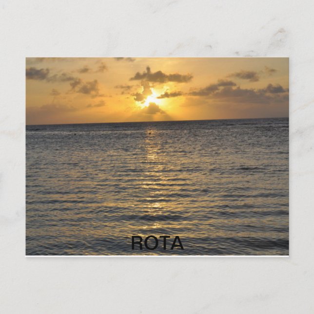 Rota Sunset Postkarte (Vorderseite)