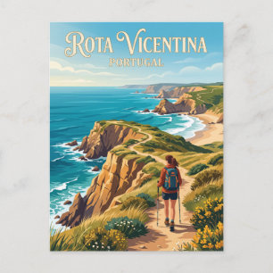 Rota Vicentina Portugal Postkarte
