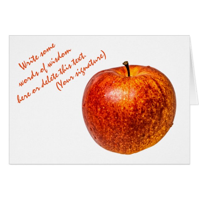 Rotapfel (Vorderseite (Horizontal))