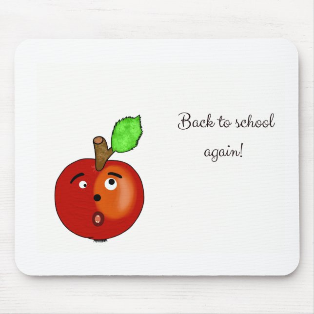 Rotapfel Mousepad (Vorne)