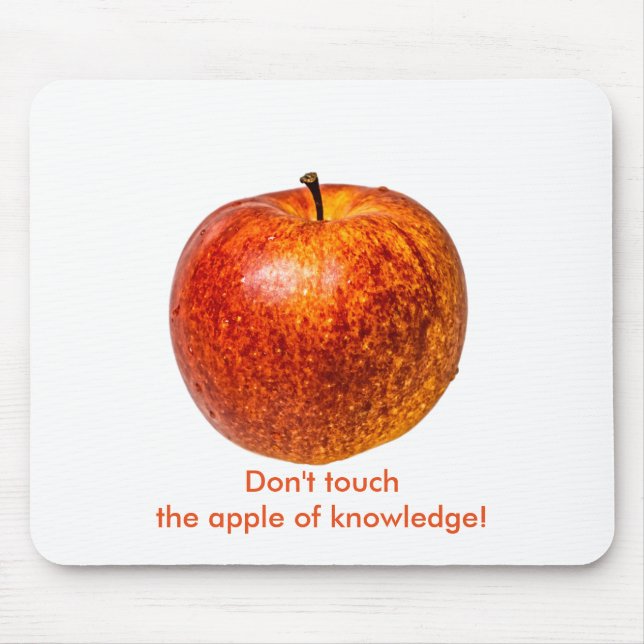 Rotapfel Mousepad (Vorne)