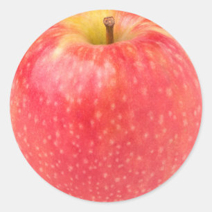 Rotapfel Runder Aufkleber