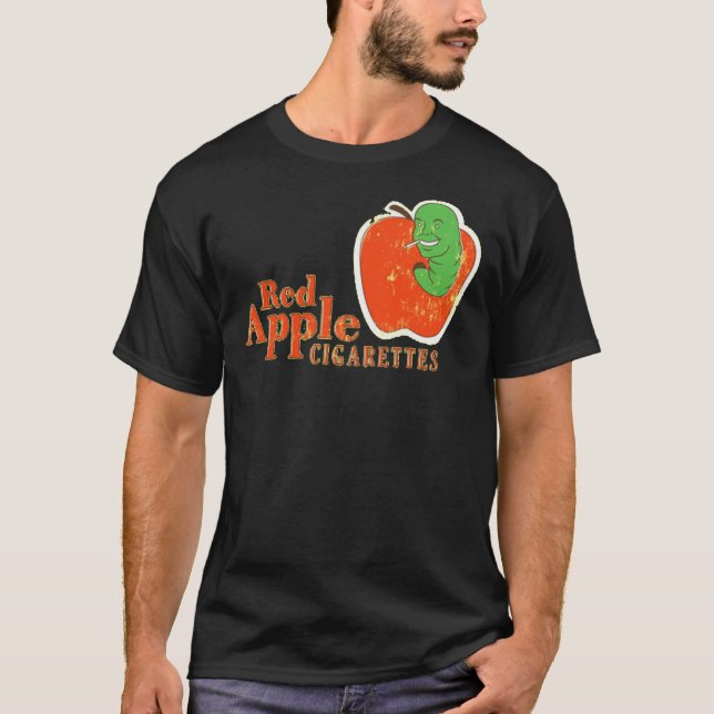 Rotäpfel Zigaretten T-Shirt (Vorderseite)