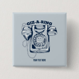 Rotarier Blau Button
