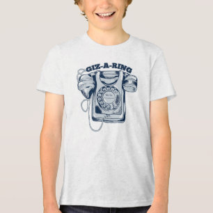 Rotarier Blau Tri-Blend Shirt