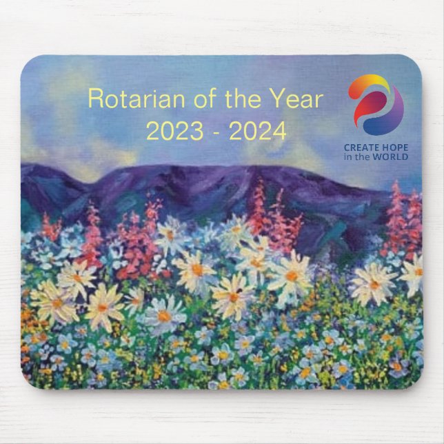 Rotarierin des Jahres_23_24 Mousepad (Vorne)