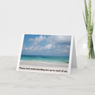 Rotary Club Peace and Understanding Christmas Card Feiertagskarte