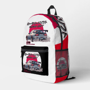 Rotary Drift RX-7 - Japanese Street Legend Bedruckter Rucksack