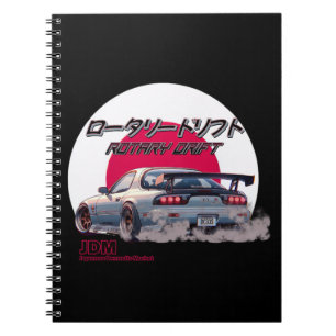 Rotary Drift RX-7 - Japanese Street Legend Notizblock