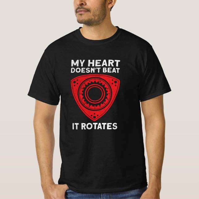 Rotary Motor Revolutionen Car Tuning Car Workshop T-Shirt (Vorderseite)