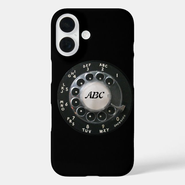 Rotary Phone Dial Case-Mate iPhone Hülle (Rückseite)