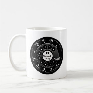 Rotary Phone Dial - Custom 921 Kaffeetasse