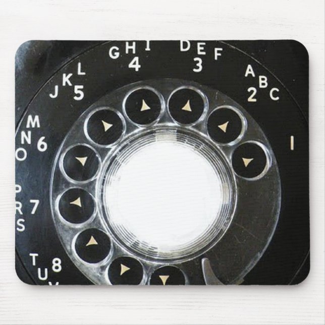 Rotary Phone Mousepad (Vorne)