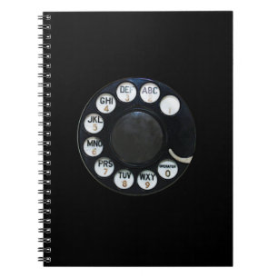 Rotary Phone Notebook Notizblock