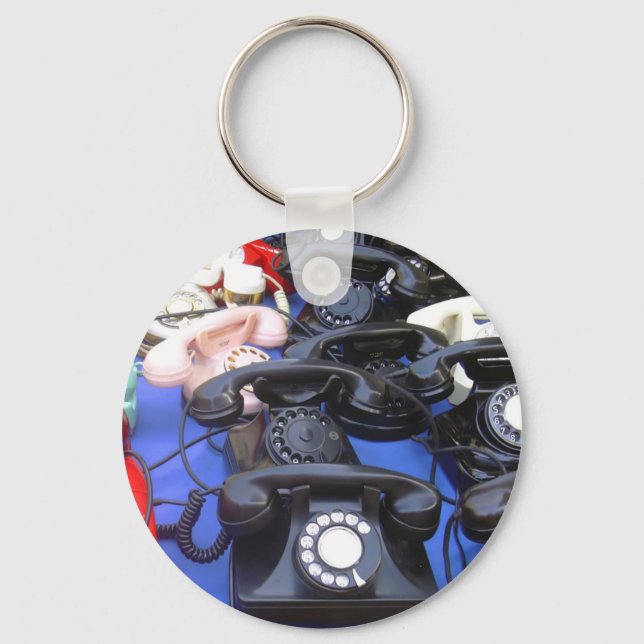 Rotary-Telefon Schlüsselanhänger (Vorderseite)